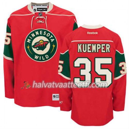 Reebok Miesten NHL Minnesota Wild Pelipaita Darcy Kuemper #35 Koti Punainen