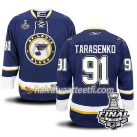 Reebok NHL St. Louis Blues Pelipaita Vladimir Tarasenko #91 Sininen Kolmas 2016 Stanley Cup