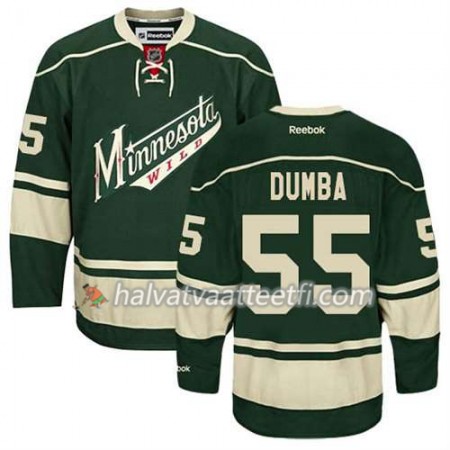 Reebok Miesten NHL Minnesota Wild Pelipaita Matt Dumba #55 Kolmas Vihreä
