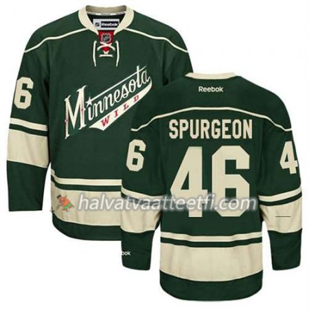 Reebok Miesten NHL Minnesota Wild Pelipaita Jared Spurgeon #46 Kolmas Vihreä Reebok Miesten NHL Minnesota Wild Pelipaita Jared Spurgeon #46 Kolmas Vihreä