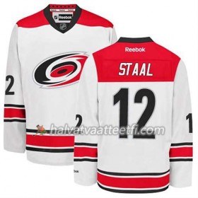 Reebok Miesten NHL Carolina Hurricanes Pelipaita Eric Staal #12 Vieras Valkoinen