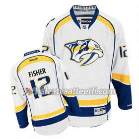 Reebok Miesten NHL Nashville Predators Pelipaita Mike Fisher #12 Vieras Valkoinen