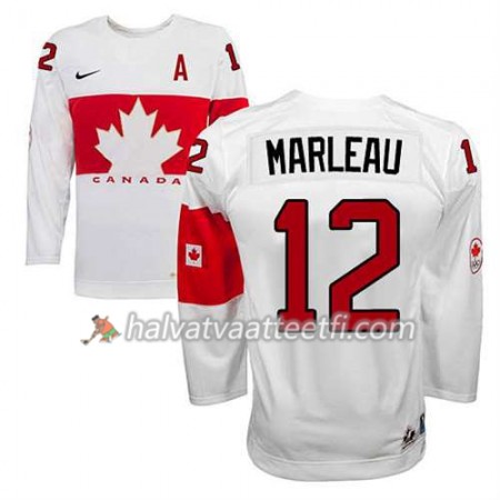 Reebok Miesten NHL Premier Olympic-Canada Team Pelipaita Patrick Marleau #12 Koti Valkoinen Paita