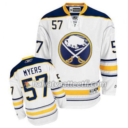 Reebok Miesten NHL Buffalo Sabres Pelipaita Tyler Myers #57 Vieras Valkoinen Reebok Miesten NHL Buffalo Sabres Pelipaita Tyler Myers #57 Vieras Valkoinen