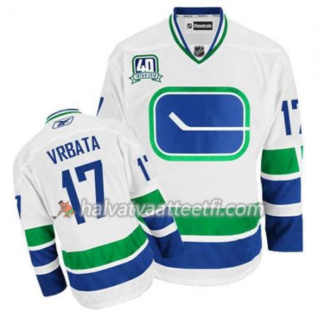 Reebok Miesten NHL Vancouver Canucks Pelipaita Radim Vrbata #17 Kolmas Valkoinen Reebok Miesten NHL Vancouver Canucks Pelipaita Radim Vrbata #17 Kolmas Valkoinen