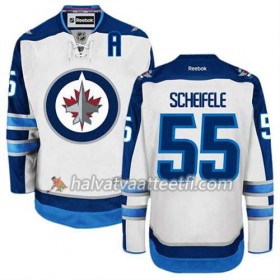 Reebok Miesten NHL Winnipeg Jets Pelipaita Mark Scheifele #55 Vieras Valkoinen