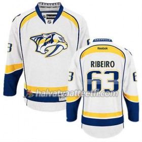 Reebok Miesten NHL Nashville Predators Pelipaita Mike Ribeiro #63 Vieras Valkoinen