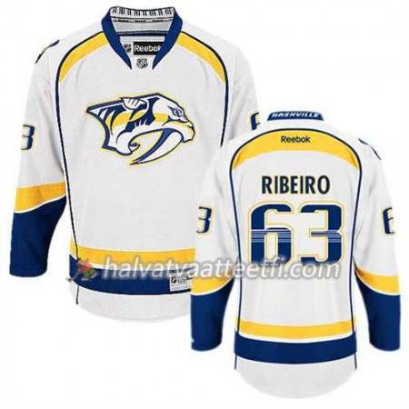 Reebok Miesten NHL Nashville Predators Pelipaita Mike Ribeiro #63 Vieras Valkoinen