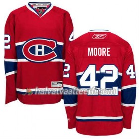 Reebok Miesten NHL Montreal Canadiens Pelipaita Dominic Moore #42 Koti Punainen