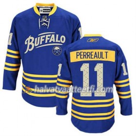 Reebok Miesten NHL Buffalo Sabres Pelipaita Gilbert Perreault #11 Kolmas Sininen