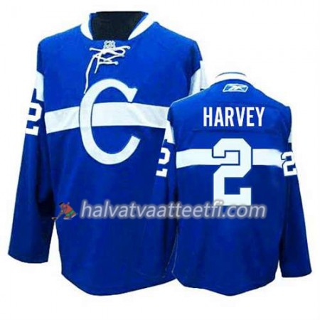 Reebok Miesten NHL Montreal Canadiens Pelipaita Doug Harvey #2 Kolmas Sininen