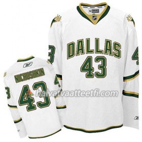 Reebok Miesten NHL Dallas Stars Pelipaita Valeri Nichushkin #43 Kolmas Valkoinen