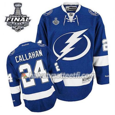 Reebok Naisten NHL Tampa Bay Lightning Pelipaita Ryan Callahan #24 Koti Sininen 2015 Stanley Cup Reebok Naisten NHL Tampa Bay Lightning Pelipaita Ryan Callahan #24 Koti Sininen 2015 Stanley Cup