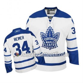 Reebok Miesten NHL Toronto Maple Leafs Pelipaita James Reimer #34 Kolmas Valkoinen