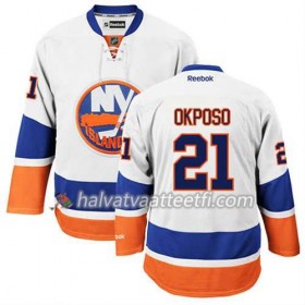 Reebok Miesten NHL New York Islanders Pelipaita Kyle Okposo #21 Vieras Valkoinen