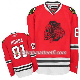 Lasten NHL Chicago Blackhawks Pelipaita Marian Hossa #81 2014 Stadium Series Red Skull