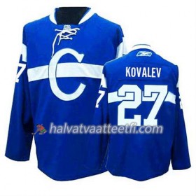 Reebok Miesten NHL Montreal Canadiens Pelipaita Alexei Kovalev #27 Kolmas Sininen
