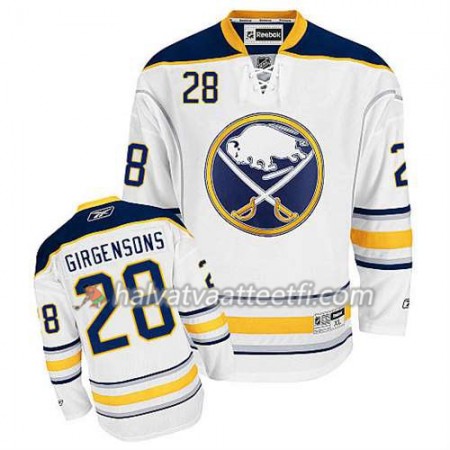 Reebok Miesten NHL Buffalo Sabres Pelipaita Zemgus Girgensons #28 Vieras Valkoinen Reebok Miesten NHL Buffalo Sabres Pelipaita Zemgus Girgensons #28 Vieras Valkoinen