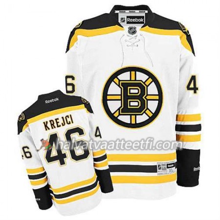 Reebok Miesten NHL Boston Bruins Pelipaita David Krejci #46 Vieras Valkoinen Reebok Miesten NHL Boston Bruins Pelipaita David Krejci #46 Vieras Valkoinen