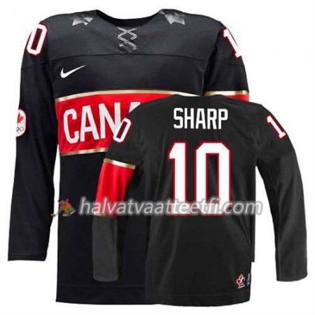 Reebok Naisten NHL Premier Olympic-Canada Team Pelipaita Patrick Sharp #10 Kolmas Musta Paita