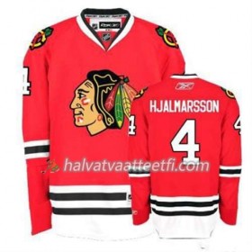 Reebok Naisten NHL Chicago Blackhawks Pelipaita Niklas Hjalmarsson 4 Punainen Koti