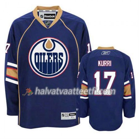 Reebok Miesten NHL Edmonton Oilers Pelipaita Jari Kurri #17 Kolmas Sininen