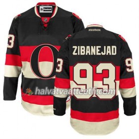 Reebok Miesten NHL Ottawa Senators Pelipaita Mika Zibanejad #93 Uusi Kolmas Musta