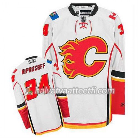 Reebok Miesten NHL Calgary Flames Pelipaita Miikka Kiprusoff #34 Vieras Punainen
