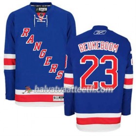 Reebok Miesten NHL New York Rangers Pelipaita Jeff Beukeboom #23 Koti Sininen