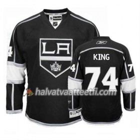 Reebok Miesten NHL Los Angeles Kings Pelipaita Dwight King #74 Koti Musta