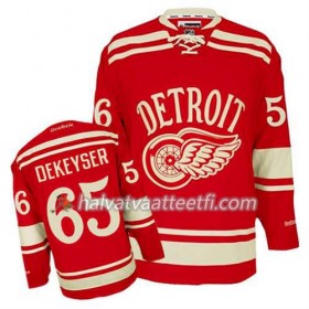 Reebok Miesten NHL Detroit Red Wings Pelipaita Danny DeKeyser #65 2014 Winter Classic Valkoinen