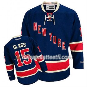 Reebok Miesten NHL New York Rangers Pelipaita Tanner Glass #15 Kolmas Sininen