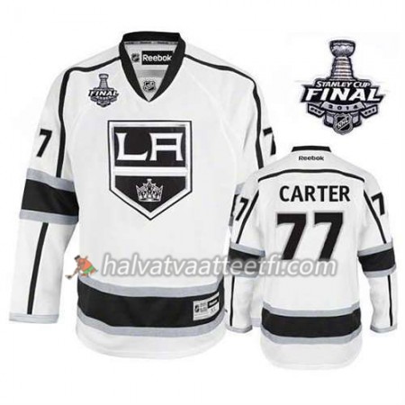 Lasten NHL Los Angeles Kings Pelipaita Jeff Carter #77 Vieras 2014 Stanley Cup Valkoinen Lasten NHL Los Angeles Kings Pelipaita Jeff Carter #77 Vieras 2014 Stanley Cup Valkoinen