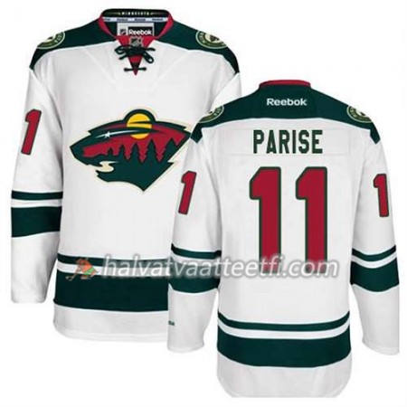 Reebok Miesten NHL Minnesota Wild Pelipaita Zach Parise #11 Vieras Valkoinen Reebok Miesten NHL Minnesota Wild Pelipaita Zach Parise #11 Vieras Valkoinen