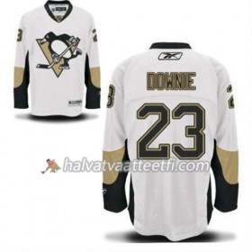 Reebok Miesten NHL Pittsburgh Penguins Pelipaita Steve Downie 23 Valkoinen Vieras