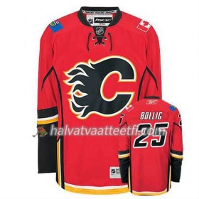 Reebok Miesten NHL Calgary Flames Pelipaita Brandon Bollig #25 Koti Punainen