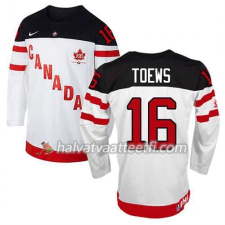 Reebok Naisten NHL Premier Olympic-Canada Team Pelipaita Jonathan Toews #16 100th Anniversary Valkoinen Paita