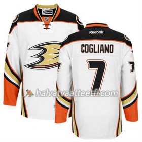 Reebok Miesten NHL Anaheim Ducks Pelipaita Andrew Cogliano #7 Vieras Valkoinen