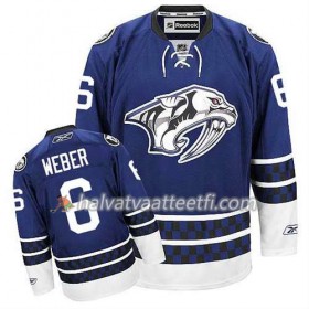 Reebok Miesten NHL Nashville Predators Pelipaita Shea Weber #6 Kolmas Sininen
