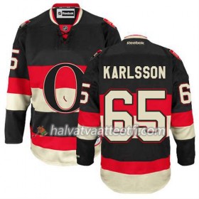 Reebok Miesten NHL Ottawa Senators Pelipaita Erik Karlsson #65 Uusi Kolmas Musta