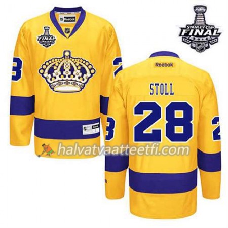 Reebok Miesten NHL Los Angeles Kings Pelipaita Henrik Lundqvist #28 Kolmas Kulta 2014 Stanley Cup Reebok Miesten NHL Los Angeles Kings Pelipaita Henrik Lundqvist #28 Kolmas Kulta 2014 Stanley Cup