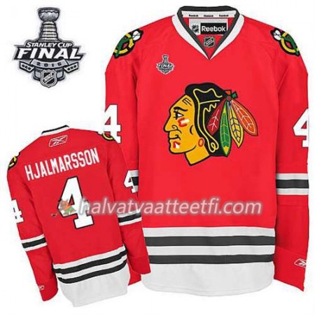 Reebok Miesten NHL Chicago Blackhawks Pelipaita Niklas Hjalmarsson #4 Koti Punainen 2015 Stanley Cup Reebok Miesten NHL Chicago Blackhawks Pelipaita Niklas Hjalmarsson #4 Koti Punainen 2015 Stanley Cup