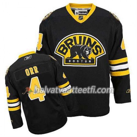 2017 Reebok Miesten NHL Boston Bruins Pelipaita Bobby Orr #4 Kolmas Musta 2017 Reebok Miesten NHL Boston Bruins Pelipaita Bobby Orr #4 Kolmas Musta