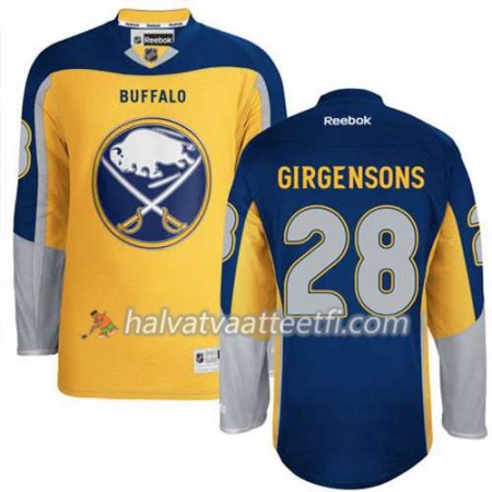 Reebok Miesten NHL Buffalo Sabres Pelipaita Zemgus Girgensons #28 Uusi Kolmas Kulta Reebok Miesten NHL Buffalo Sabres Pelipaita Zemgus Girgensons #28 Uusi Kolmas Kulta