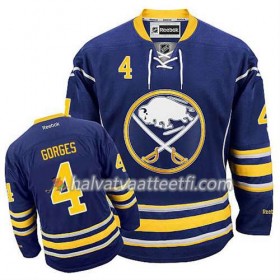 Reebok Miesten NHL Buffalo Sabres Pelipaita Josh Gorges #4 Koti Kulta