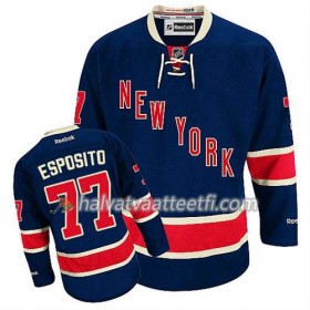 Reebok Miesten NHL New York Rangers Pelipaita Phil Esposito #77 Kolmas Sininen