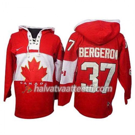 Reebok Miesten NHL Premier Olympic-Canada Team Pelipaita Patrice Bergeron #37 Premier Olympic Punainen Paita