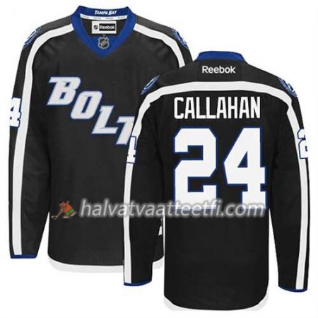 Reebok Miesten NHL Tampa Bay Lightning Pelipaita Ryan Callahan #24 Kolmas Musta Reebok Miesten NHL Tampa Bay Lightning Pelipaita Ryan Callahan #24 Kolmas Musta