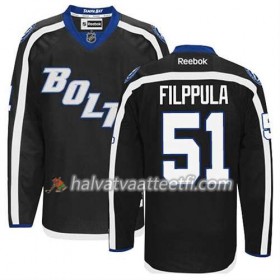 Reebok Miesten NHL Tampa Bay Lightning Pelipaita Valtteri Filppula #51 Kolmas Musta