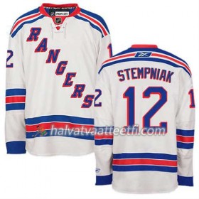 Reebok Miesten NHL New York Rangers Pelipaita Lee Stempniak #12 Vieras Valkoinen
